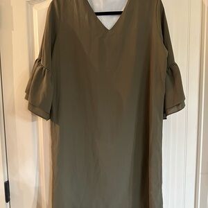 Olive Green Women's Dress